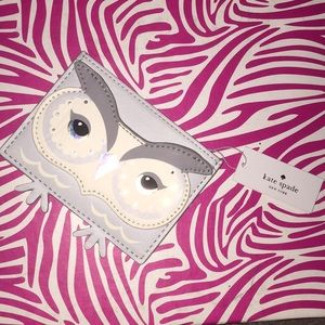 Kate Spade ♠️ star bright owl card holder